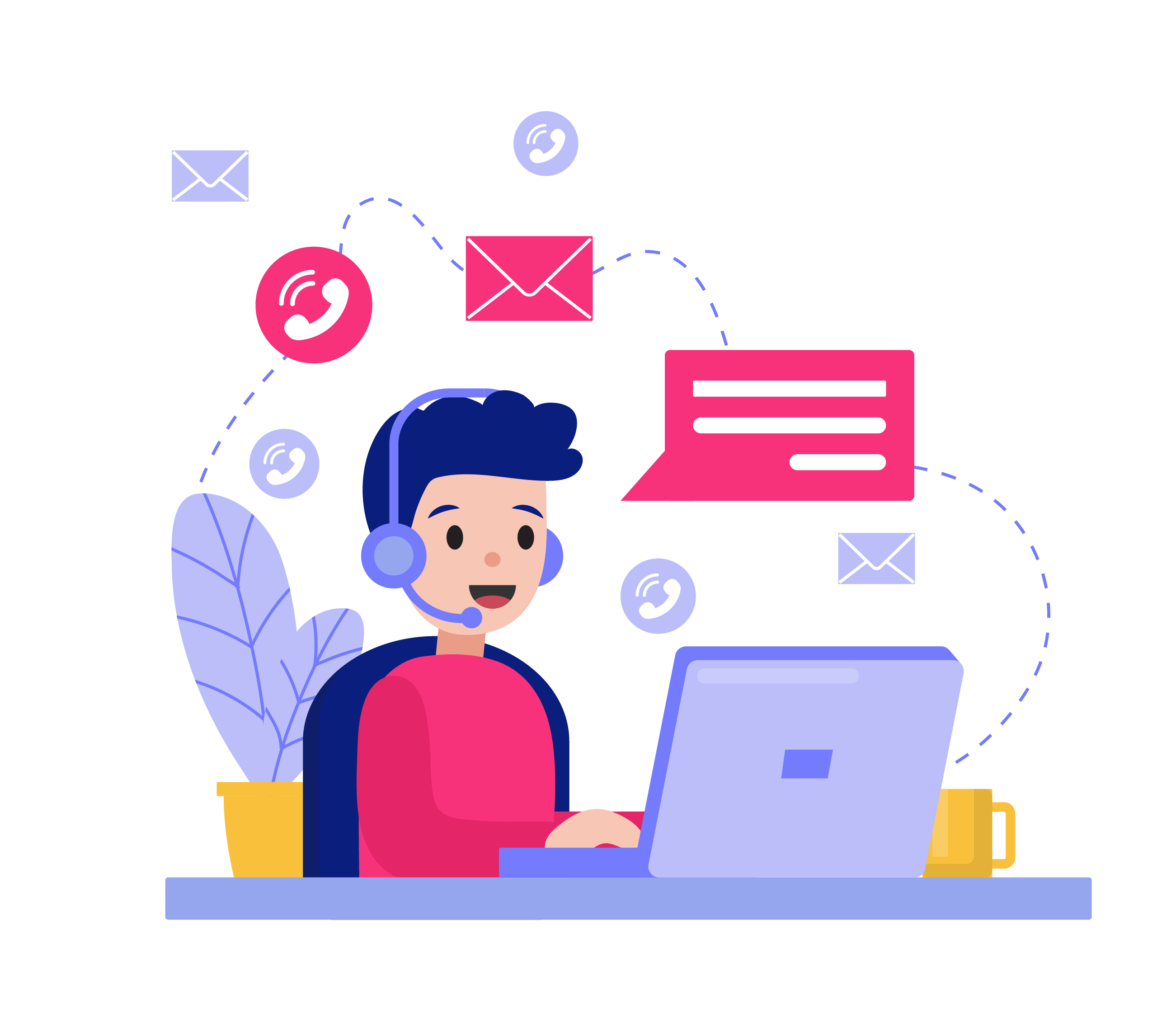 Contact Illustration